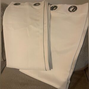 Lush Decor Light Beige Curtain Panels